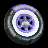 Publicité de modèle de pneu gonflable