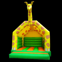 Maison gonflable extérieure girafe