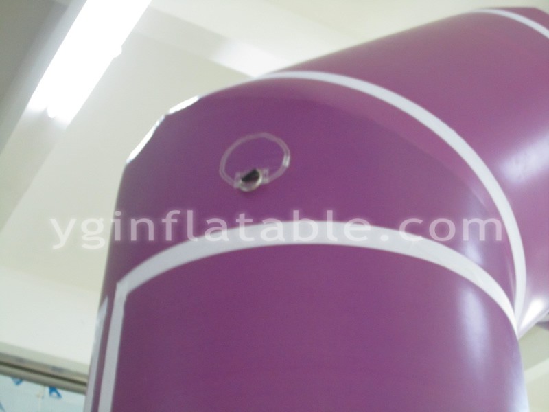 Demi arche gonflable violette publicitaireGA141