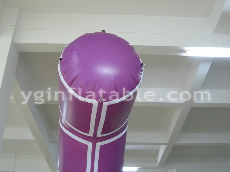 Demi arche gonflable violette publicitaireGA141