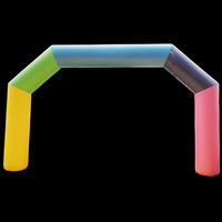 Arches gonflables colorées