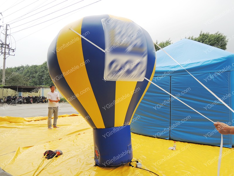 Ballon d'atterrissage jaune et bleuGC144