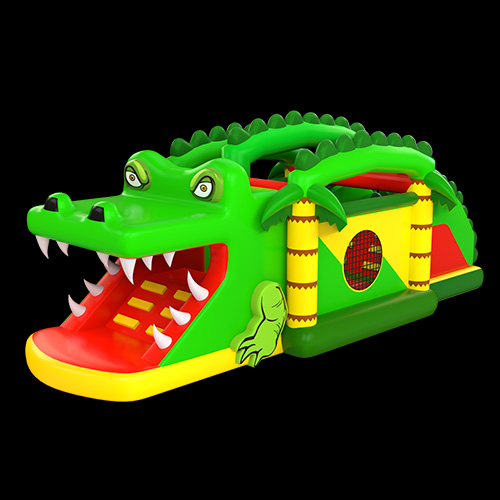 Château Gonflable Crocodile Avec Toboggan02