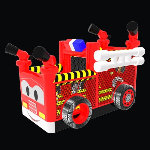 Fire Truck Blow Up Bounce House