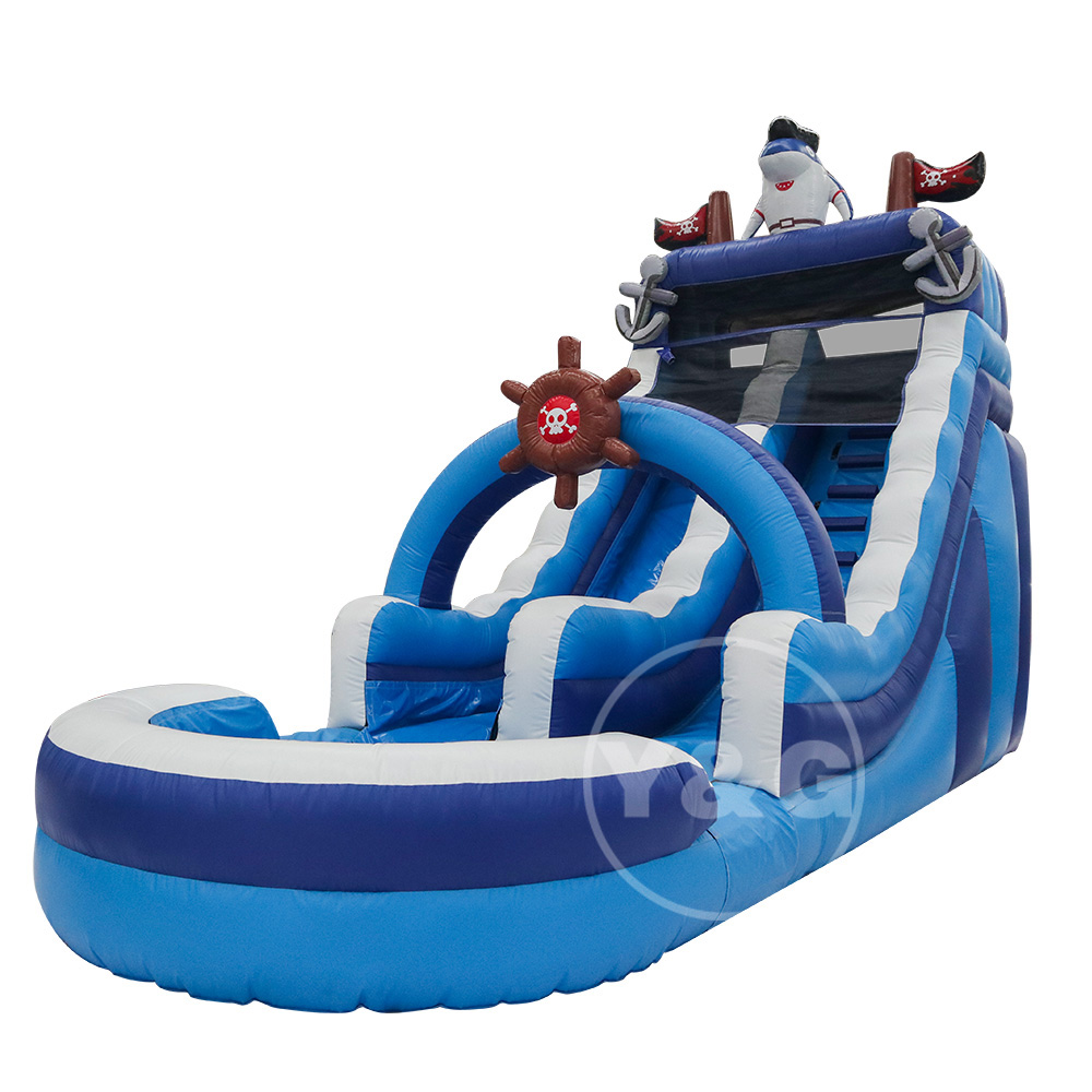 Outdoor commercial dolphin water slidesS23-11