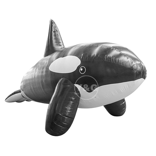 Ballon gonflable dauphin noir