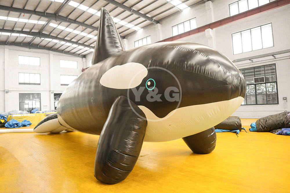 Ballon gonflable dauphin noirGO072