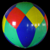 Colored ballon gonflableGO004