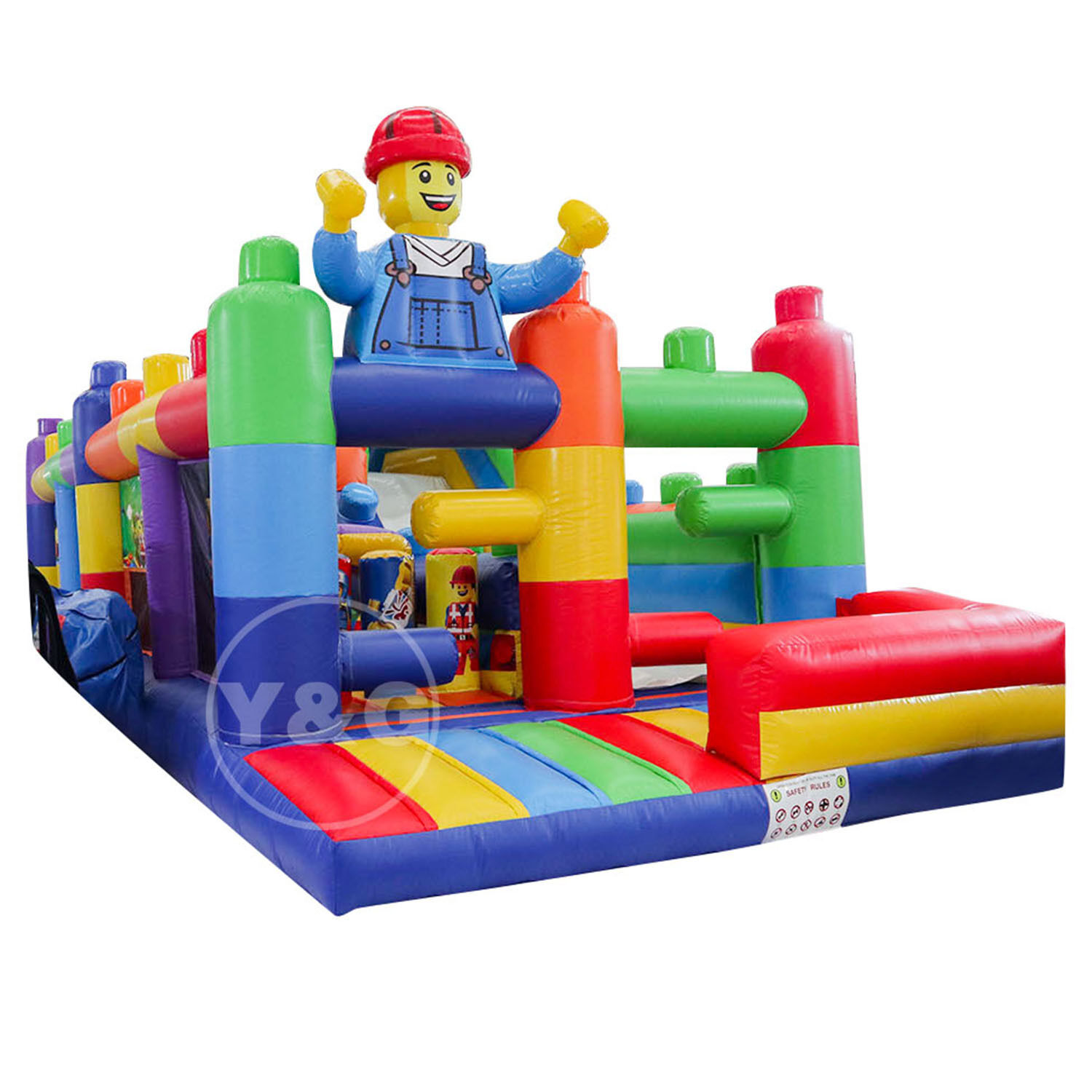 Popular Lego Inflatable Obstacle CourseYGIP-17