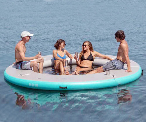 Round Splash Island Inflatable Floating PlatformYGIP-17